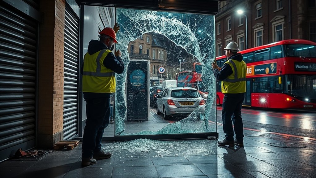 Emergency Shop Front Repair Mitcham